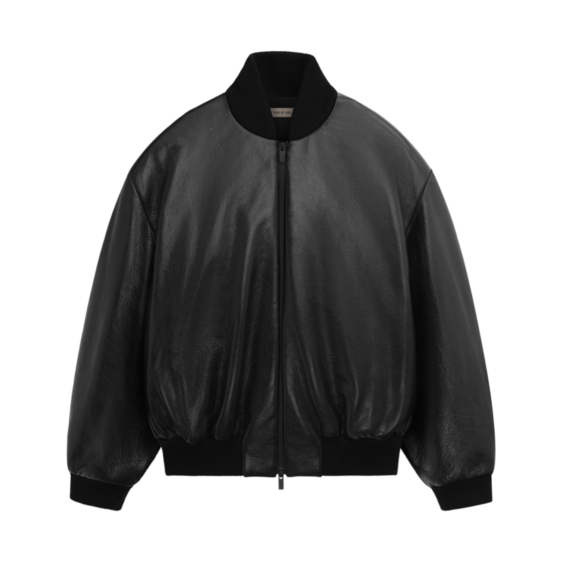 피어 오브 갓 레더 모토 스트라이프 봄버 블랙(Fear of God Leather Moto Stripe Bomber Black) - 2