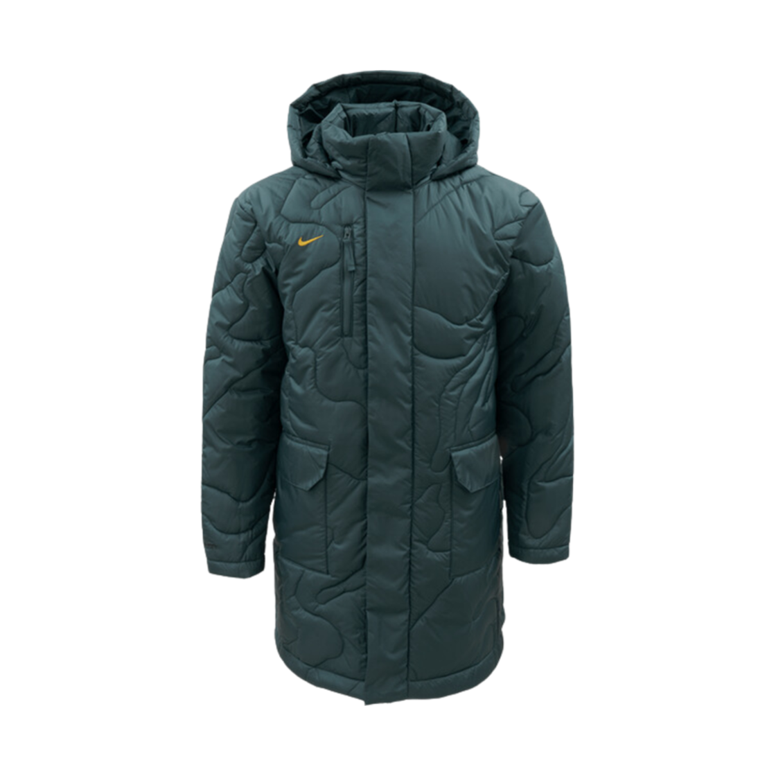 FB6337-328 Nike Therma-Fit Repel Sideline Soccer Jacket Deep Jungle - Asia