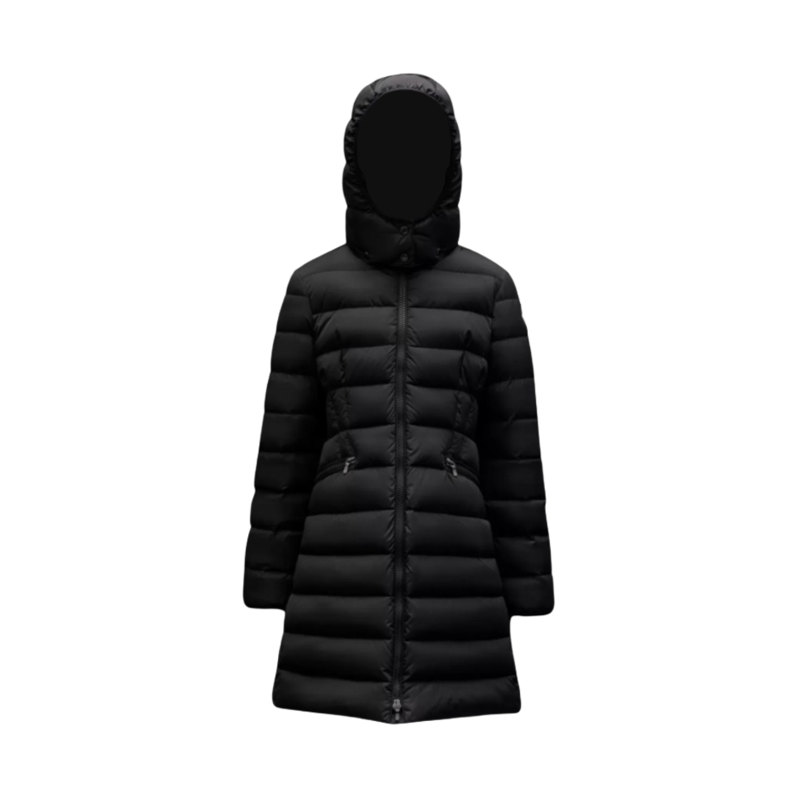 (키즈) 몽클레르 샤르팔 롱 다운 자켓 블랙 - 21FW((Kids) Moncler Charpal Long Down Jacket Black - 21FW) - 1