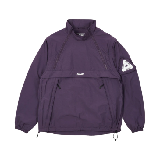 Palace Zip Off Gilet Jacket Purple - 22SS