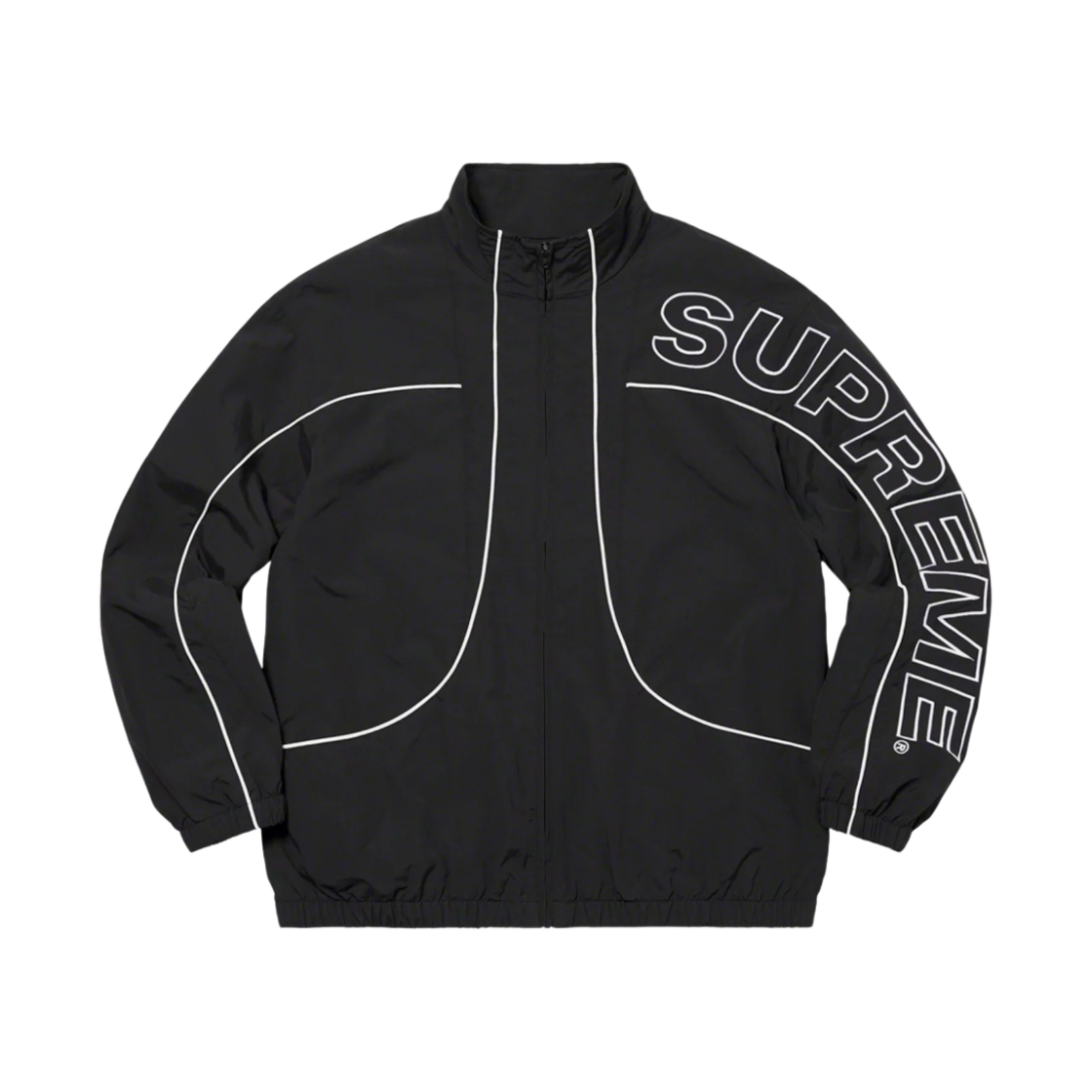 슈프림 파이핑 트랙 자켓 블랙 - 22FW(Supreme Piping Track Jacket Black - 22FW) - 1