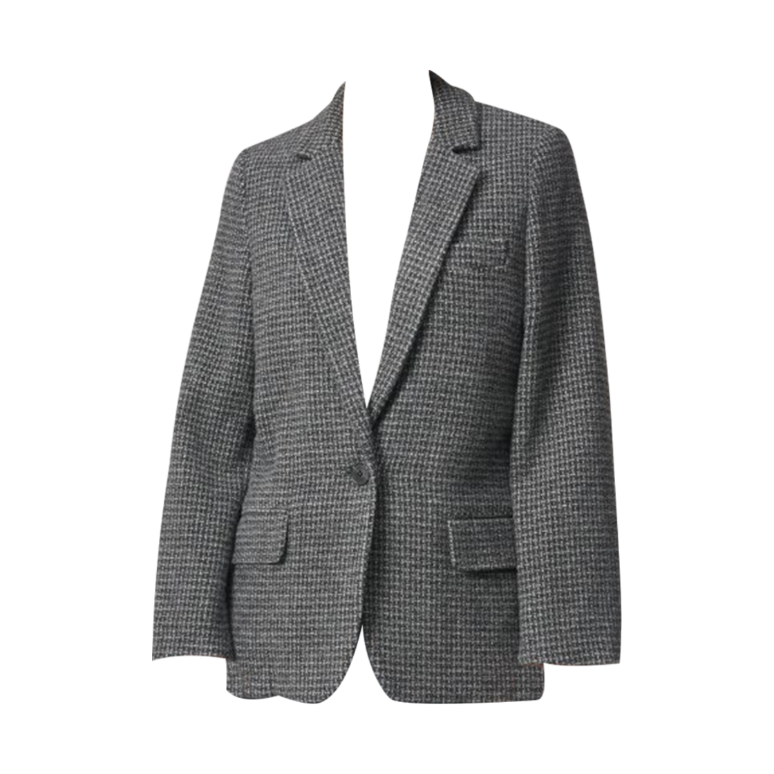 VE0086FA-A3D17E-02GY (W) Isable Marant Charlyne Wool Jacket Gray - 23FW