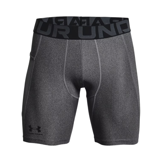 Under Armour HeatGear Compression Shorts Carbon Heather Black