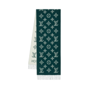 Louis Vuitton Monogram Shadow Muffler Dark Green