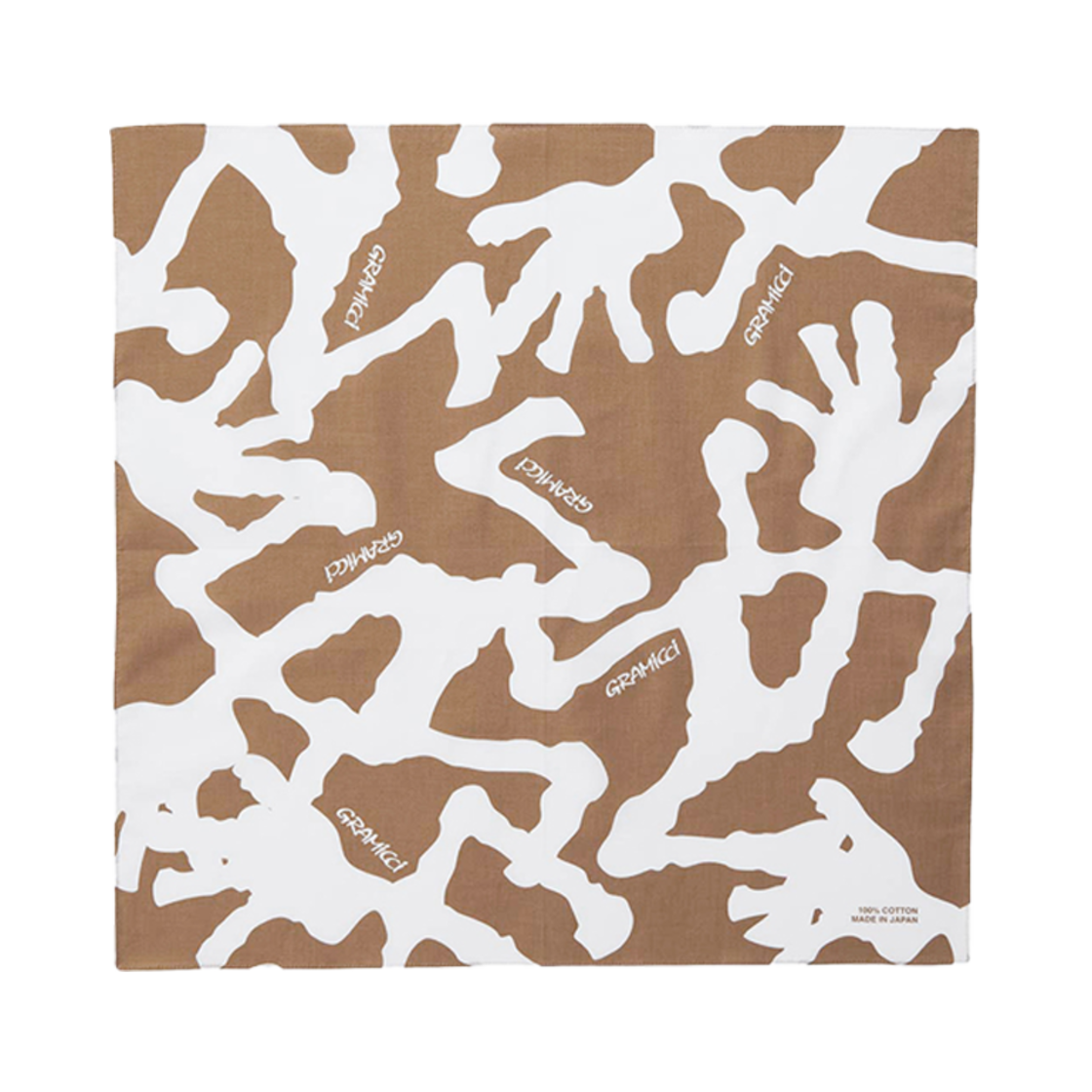 GRA251XAC07 Gramicci Burly Runningman Bandana Brown - 대표 이미지 #1