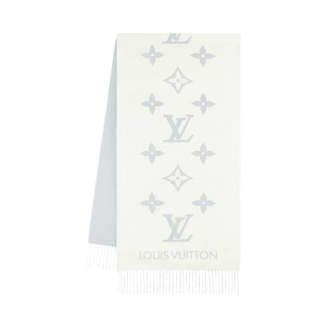 M90838 (W) Louis Vuitton Reykjavik Muffler Light Grey