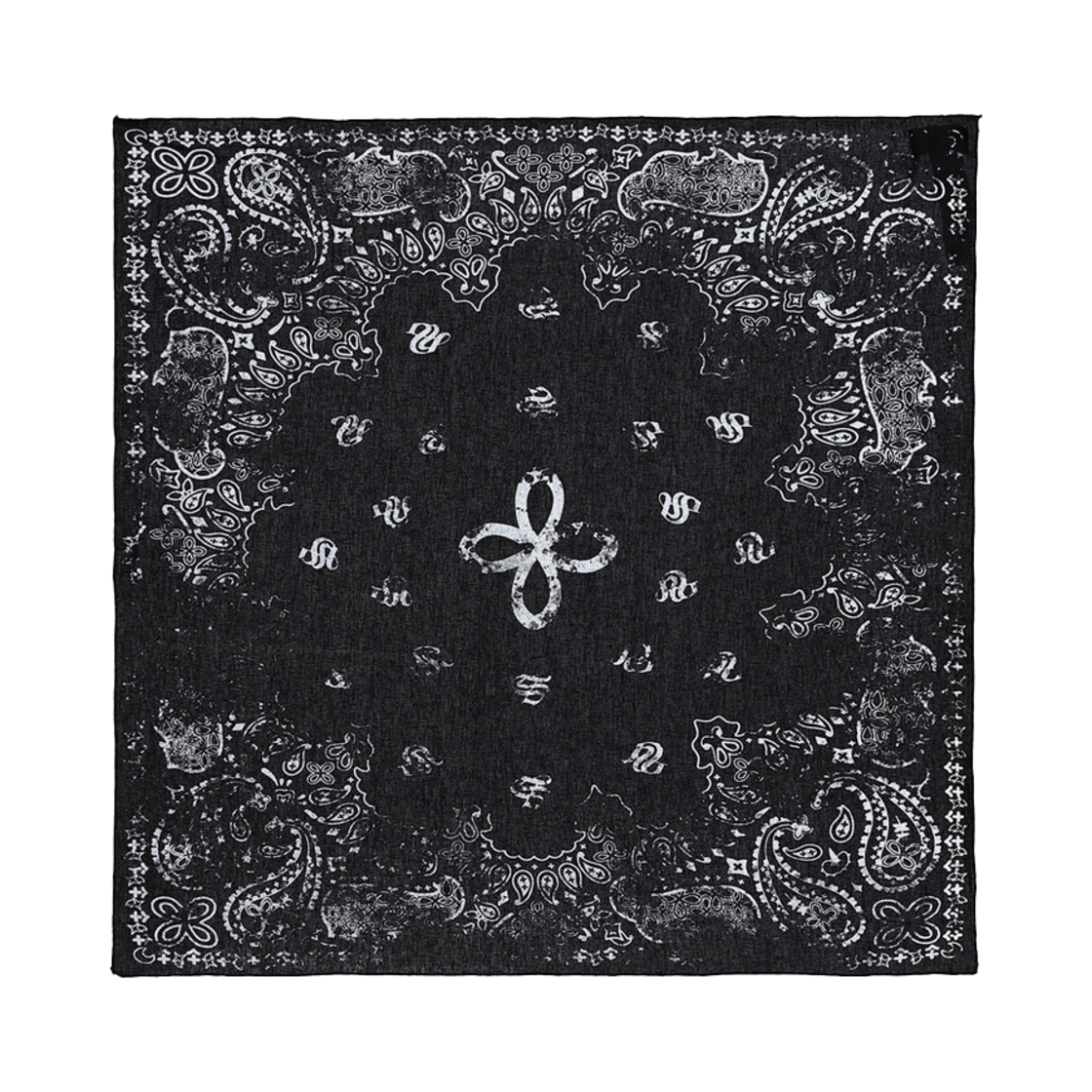 ●SURGERY● 25SS surgery paisley ice clover scarf 써저리 페이즐리 아이스 클로버 스카프 차콜 | Surgery | KREAM