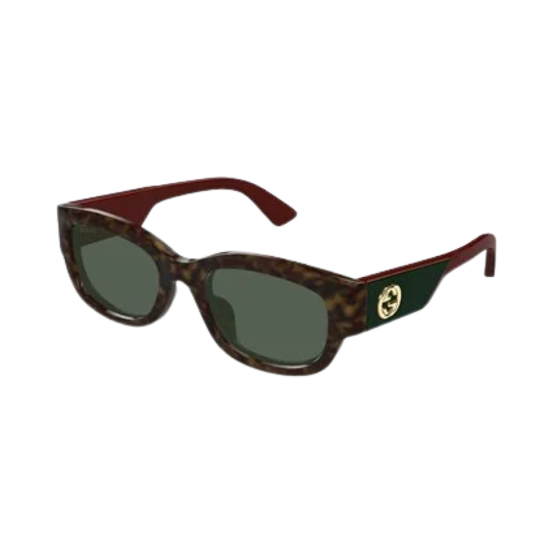 (W) 구찌 GG 오발 프레임 선글라스 하바나((W) Gucci GG Oval Frame Sunglasses Havana) - 2