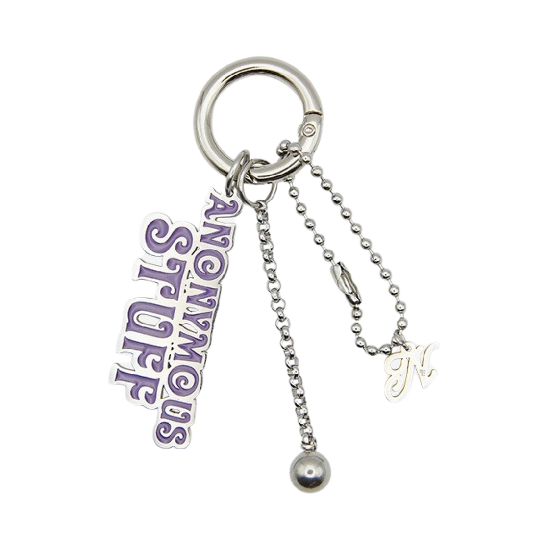 nff223 Nff Anonymous Stuff Key Ring Purple