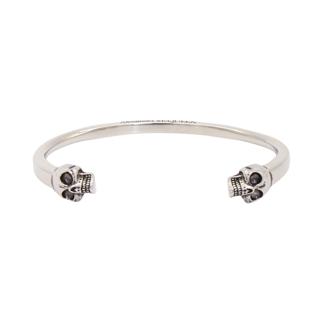 알렉산더 맥퀸 트윈 스컬 브레이슬릿 실버(Alexander McQueen Twin Skull Bracelet Silver) - 1