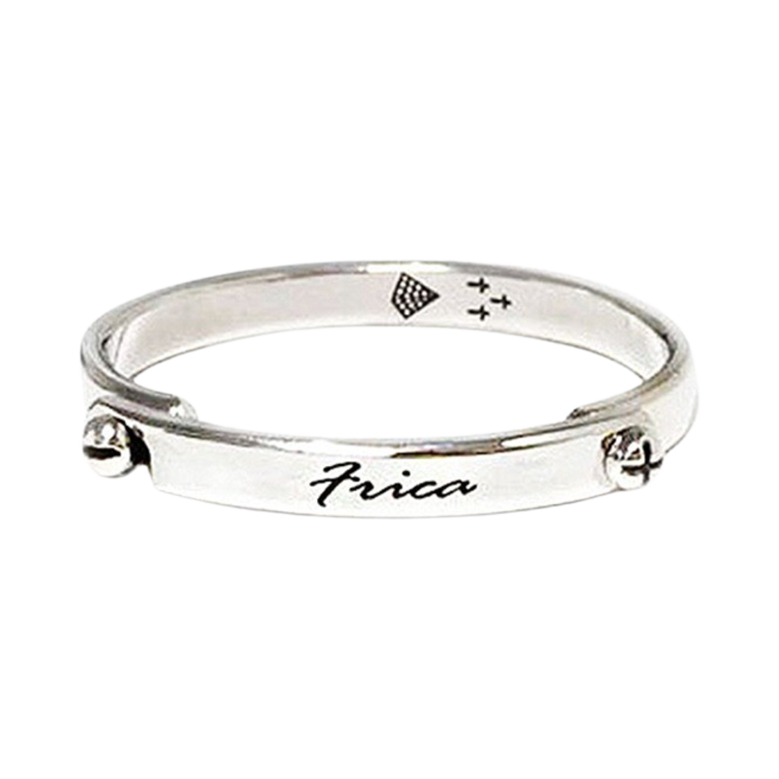 프리카 언체인 브레이슬릿 실버