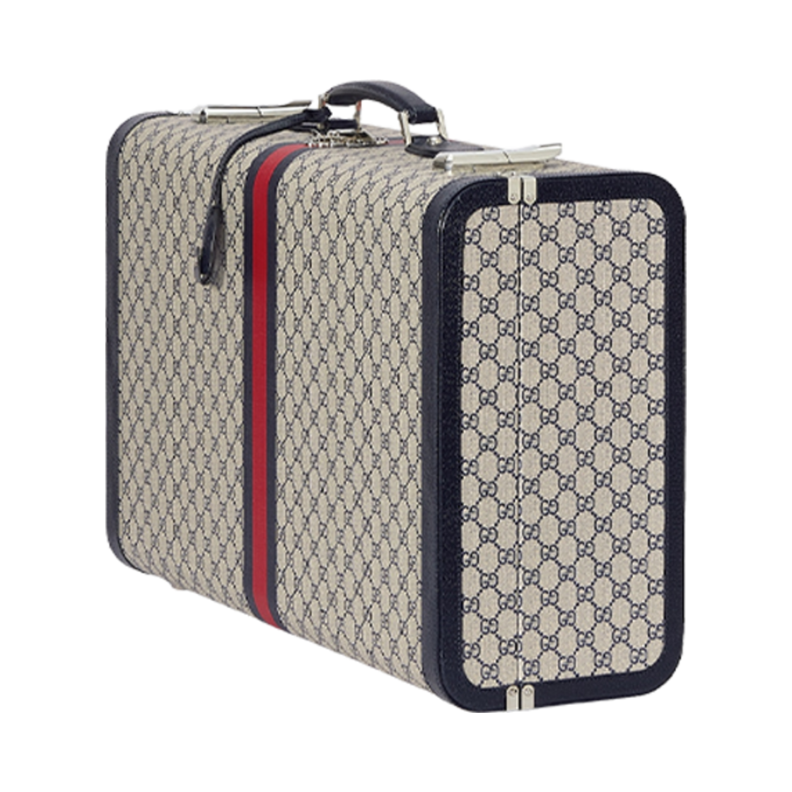 구찌 사보이 라지 수트케이스 베이지 블루 슈프림(Gucci Savoy Large Suitcase Beige Blue Supreme) - 2