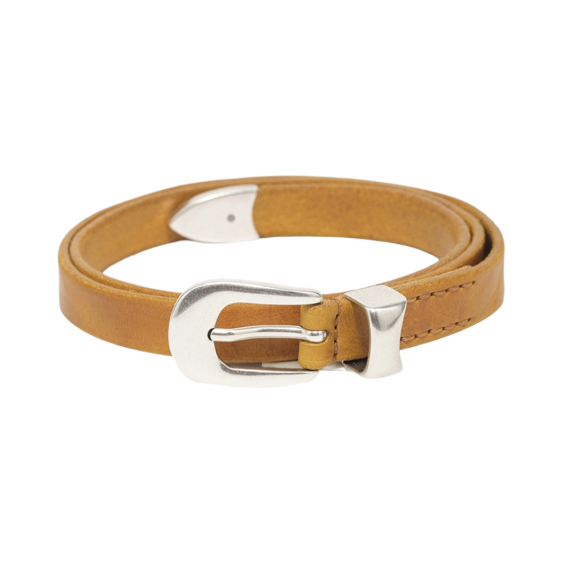 아워레가시 레더 2cm 벨트 사프론(Our Legacy Leather 2cm Belt Saffron)