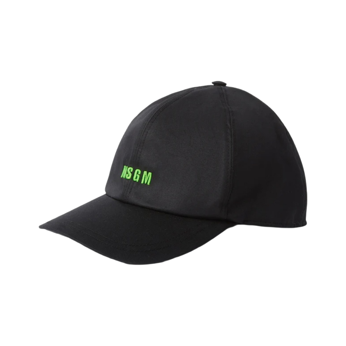 엠에스지엠 베이스볼 캡 자수 로고 블랙(MSGM Baseball Cap with Embroidered Logo Black)