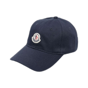 Moncler Logo Baseball Cap Night Blue - 22SS