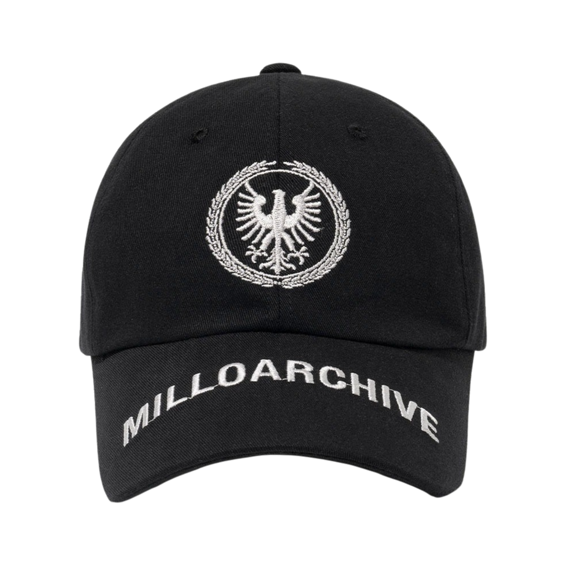 ML348BK Millo Archive Type Brim Ball Cap Black