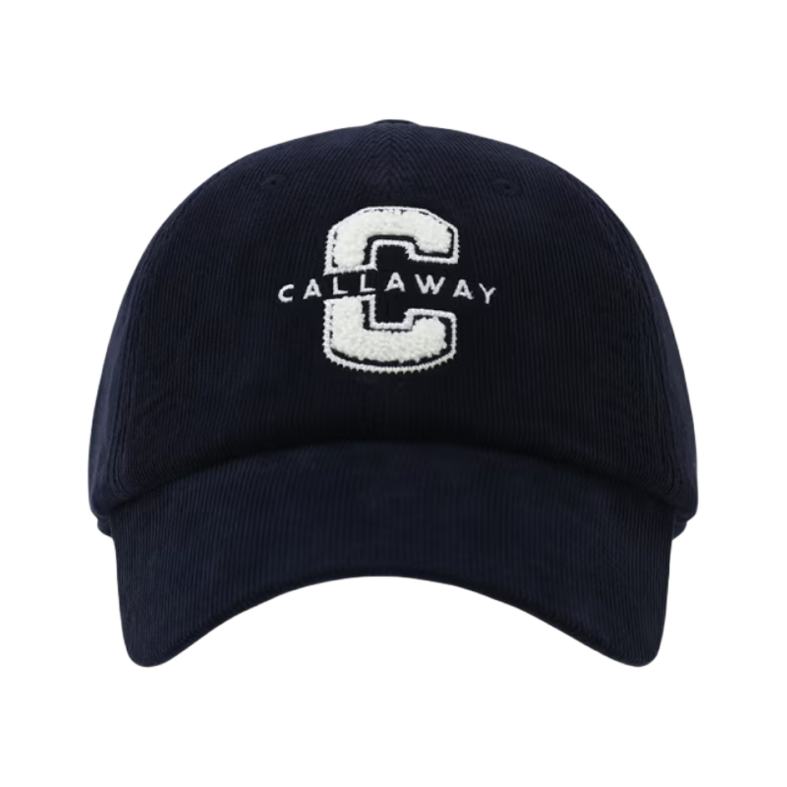 캘러웨이 코듀로이 베이직 6-패널 캡 네이비(Callaway Corduroy Basic 6-Panel Cap Navy)