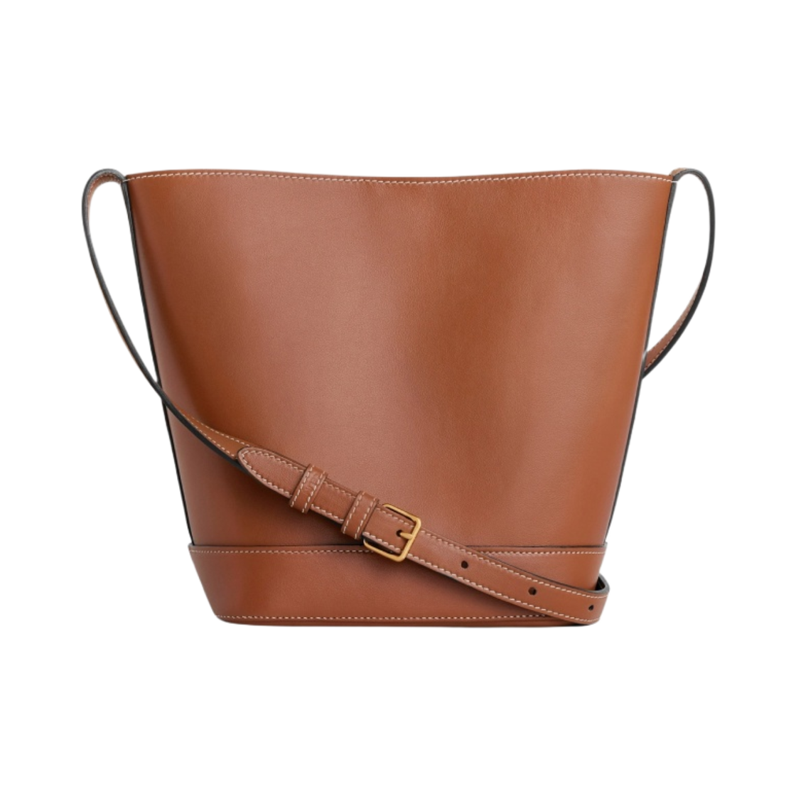 셀린느 스무스 카프스킨 스몰 버킷백 레더 트리옹프 탄(Celine Small Bucket Bag Cuir Triomphe in Smooth Calfskin Tan) - 3