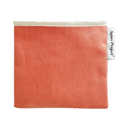 AP-P00000BU-M Agnes Project Square Color Pouch Medium Orange
