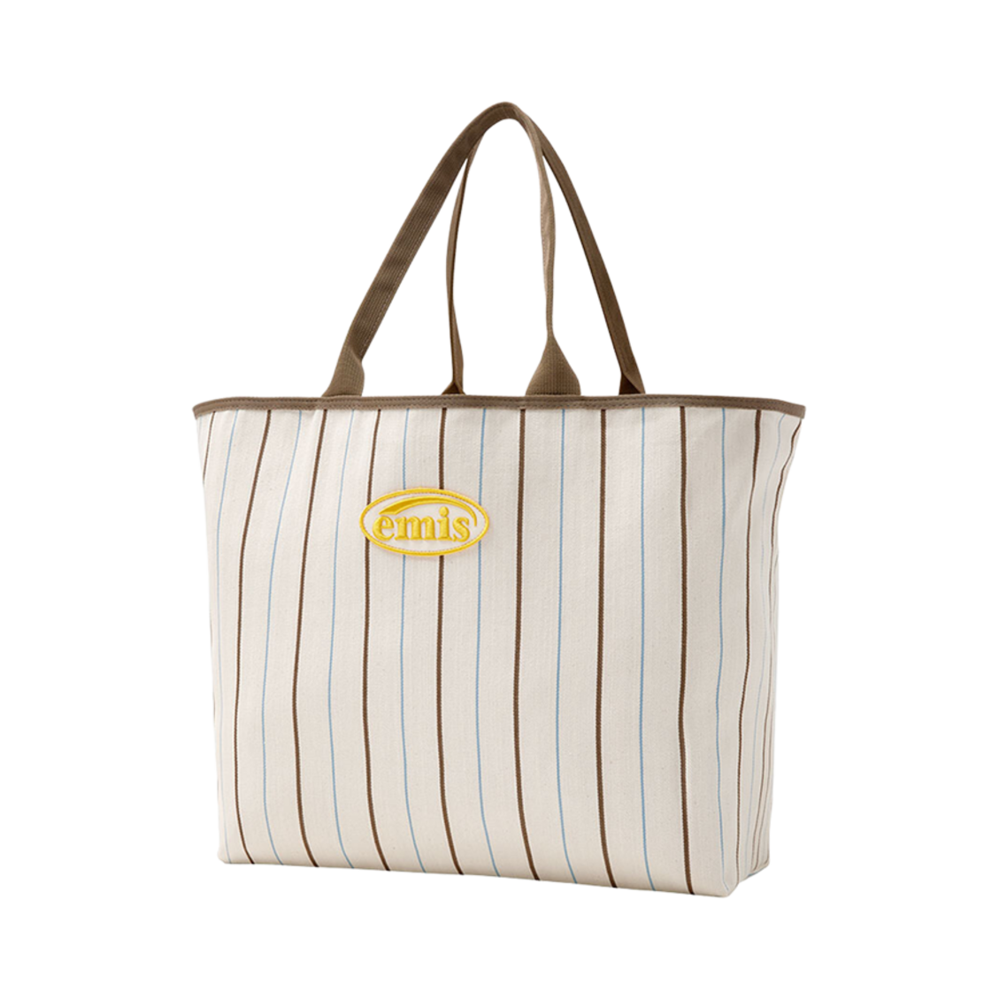이미스 스트라이프 빅 에코백 아이보리(Emis Stripe Big Eco Bag Ivory) - 2