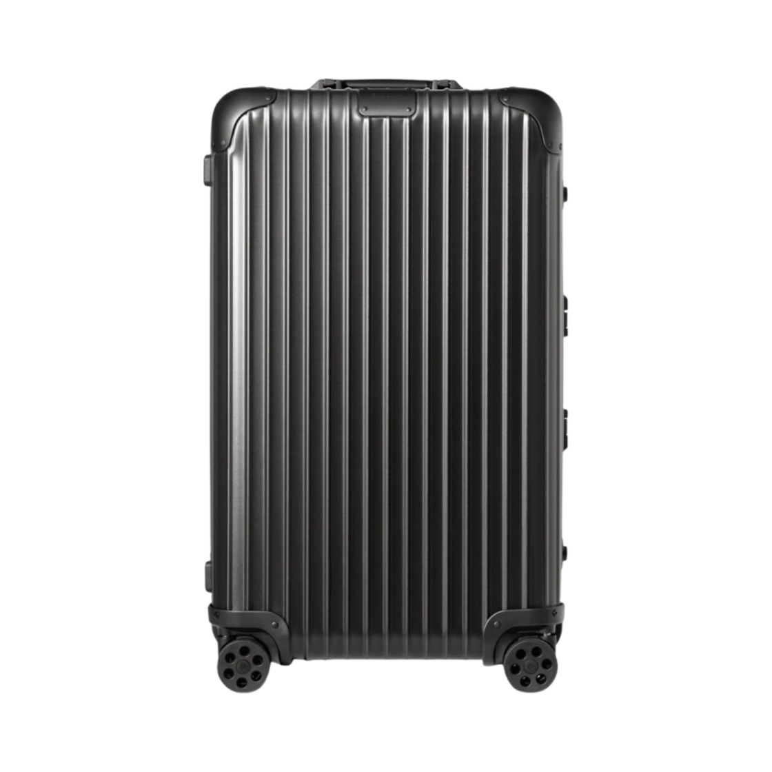 리모와 오리지날 트렁크 알루미늄 블랙(Rimowa Original Trunk Aluminum Black) - 1