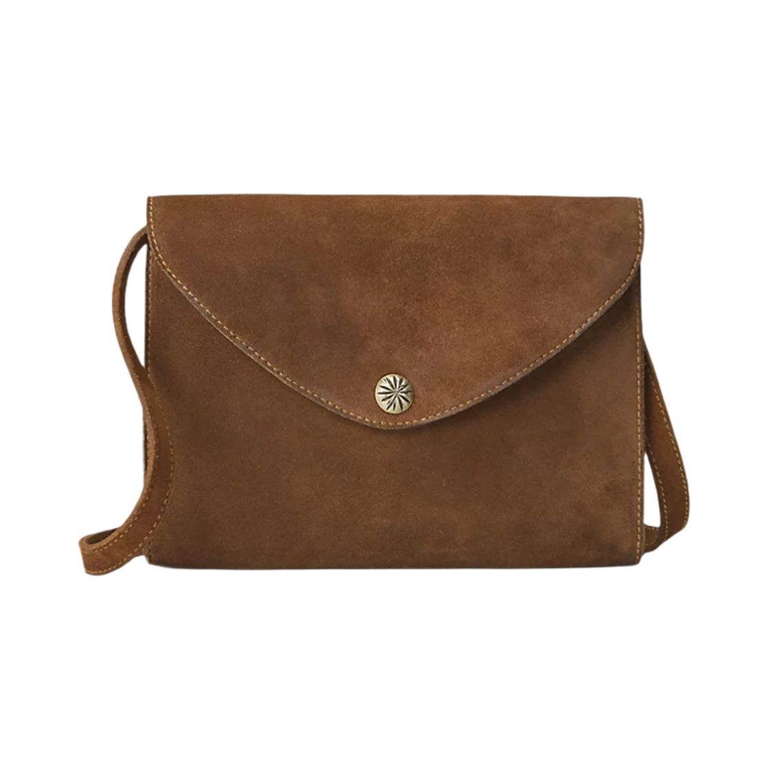 더블알엘 러프아웃 스웨이드 크로스바디 백 브라운(Double RL Roughout Suede Crossbody Bag Brown)