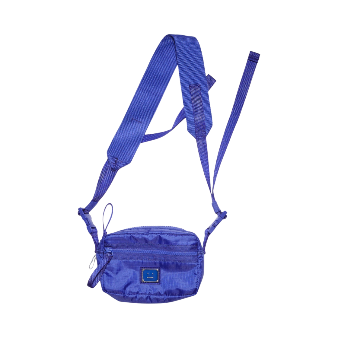 아크네 스튜디오 페이스 모티프 스몰 크로스바디백 블루(Acne Studios Face Motif Small Crossbody Bag Blue) - 1