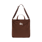 Stussy Canvas Crossbody Bag Brown