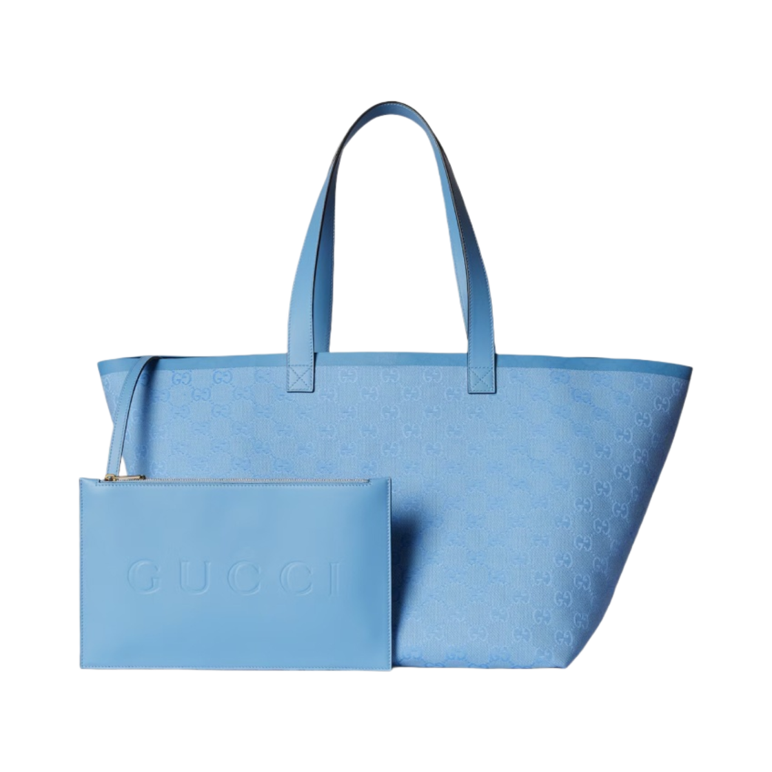 구찌 GG 미디움 토트백 블루(Gucci GG Medium Tote Bag Blue) - 3