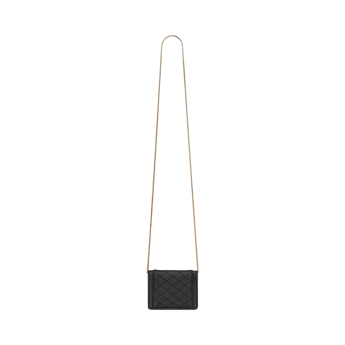 생로랑 퀼티트 램스킨 가비 마이크로백 블랙(Saint Laurent Gaby Micro Bag in Quilted Lambskin Black) - 3
