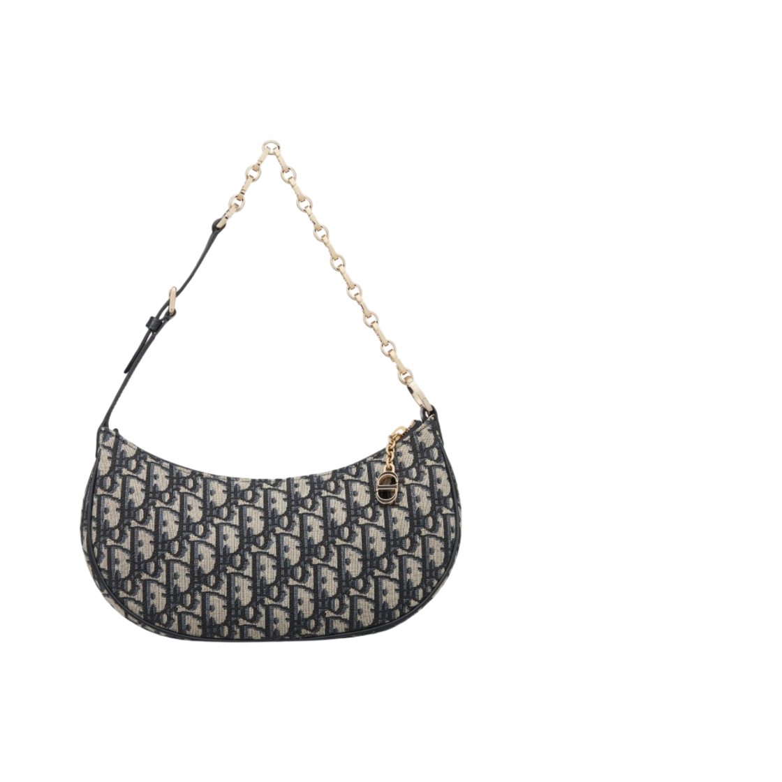 디올 CD 라운지 백 블루 디올 오블리크 자카드(Dior CD Lounge Bag Blue Dior Oblique Jacquard) - 1