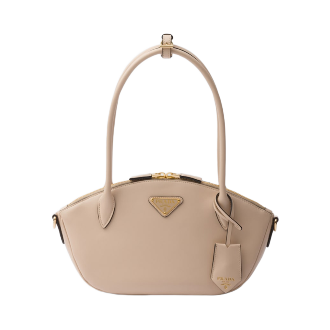 프라다 스몰 레더 핸드백 트래버틴(Prada Small Leather Handbag Travertine) - 1