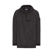 Stone Island 41720 Nylon Metal Garment Dyed Packable Hooded Blouson Black - 22SS