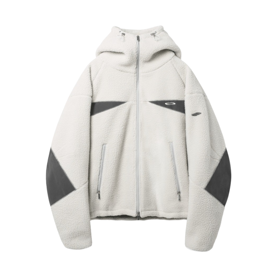 FWRWCUA114M Opening Project Traveller Hooded Fleece Jacket Ecru