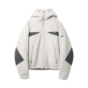 Opening Project Traveller Hooded Fleece Jacket Ecru