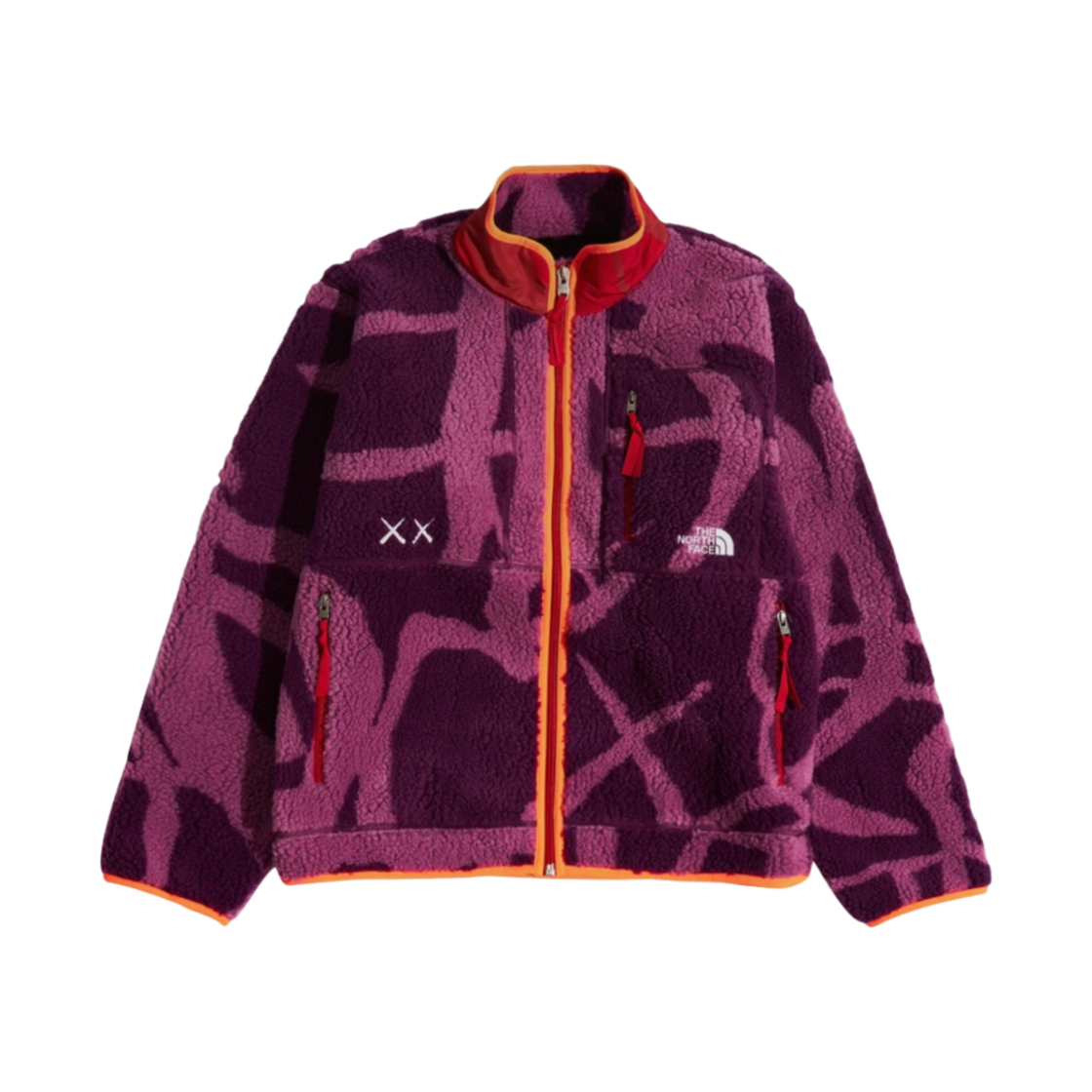 노스페이스 x 카우스 프리라이드 플리스 자켓 팜플로나 퍼플