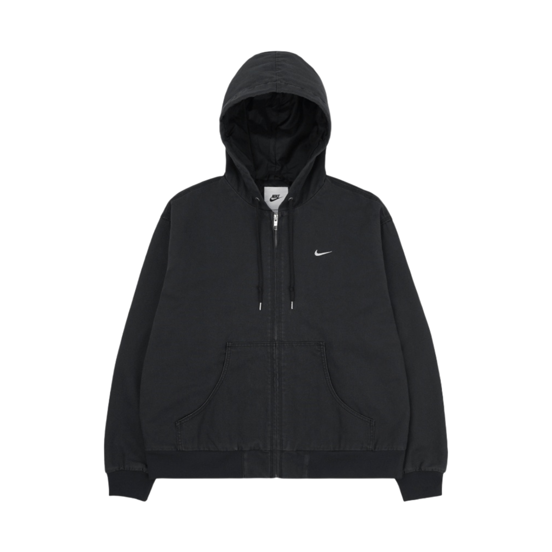 나이키 라이프 패딩 후드 자켓 오프 느와르 - 아시아(Nike Life Padded Hooded Jacket Off Noir - Asia) - 1