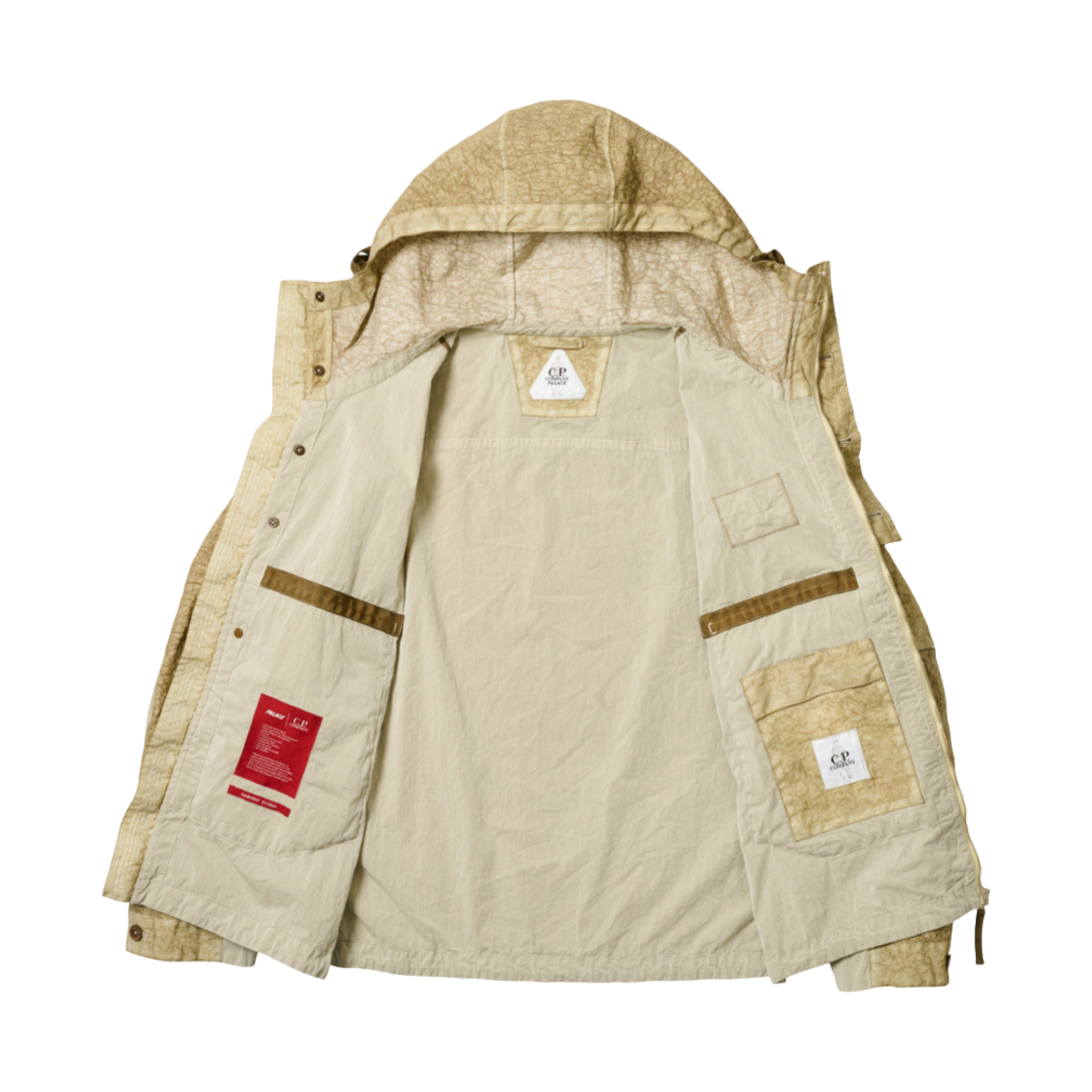 팔라스 x C.P. 컴퍼니 집 스루 자켓 스톤 - 25SS(Palace x C.P. Company Zip Through Jacket Stone - 25SS) - 2