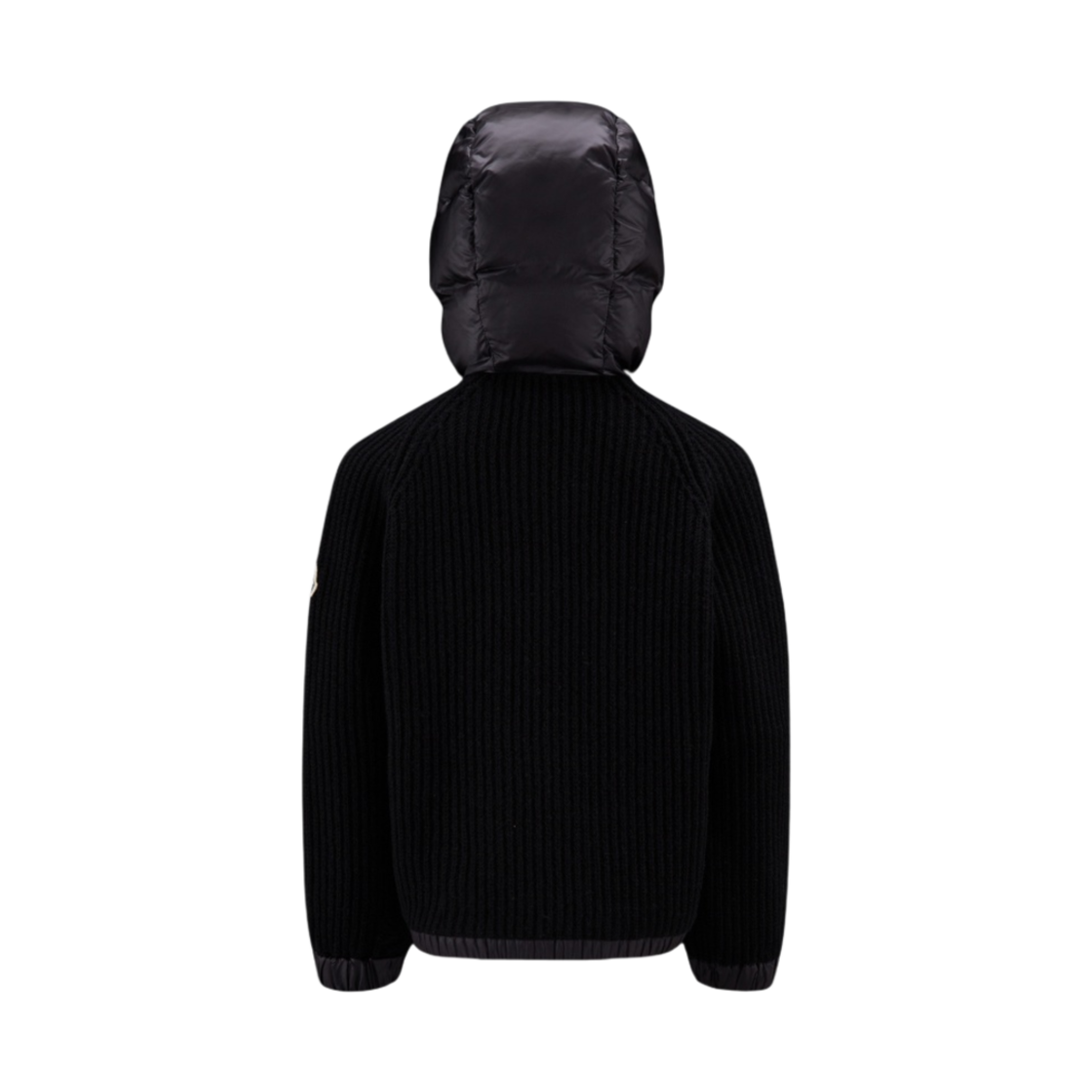 (키즈) 몽클레르 패딩 울 후드 블랙 - 22FW((Kids) Moncler Padded Wool Hoodie Black - 22FW) - 2