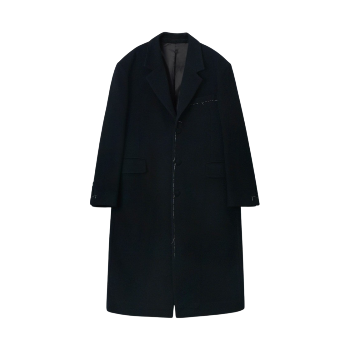 STU23P000LCDWH STU Hand Stitch Single Coat Black