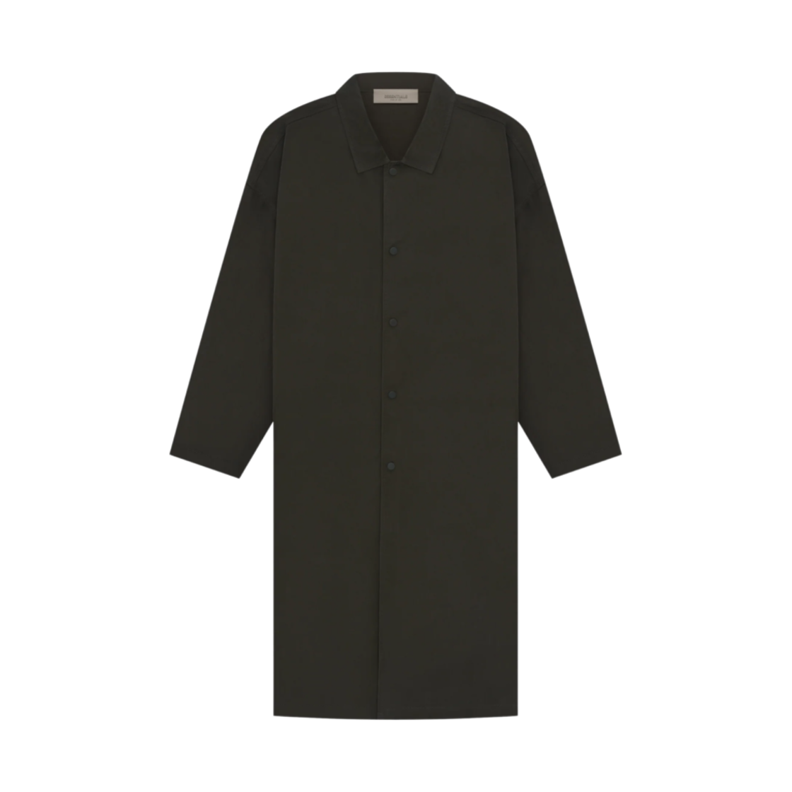 에센셜 롱 코트 오프 블랙 - 23SS(Essentials Long Coat Off-Black - 23SS) - 1