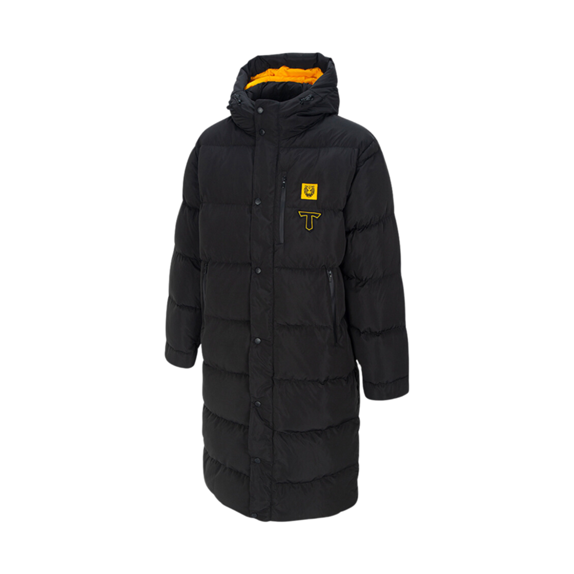 기아 타이거즈 x 아이앱 스튜디오 24 어센틱 롱 패딩 블랙(Kia Tigers x IAB Studio 24 Authentic Long Padded Black)