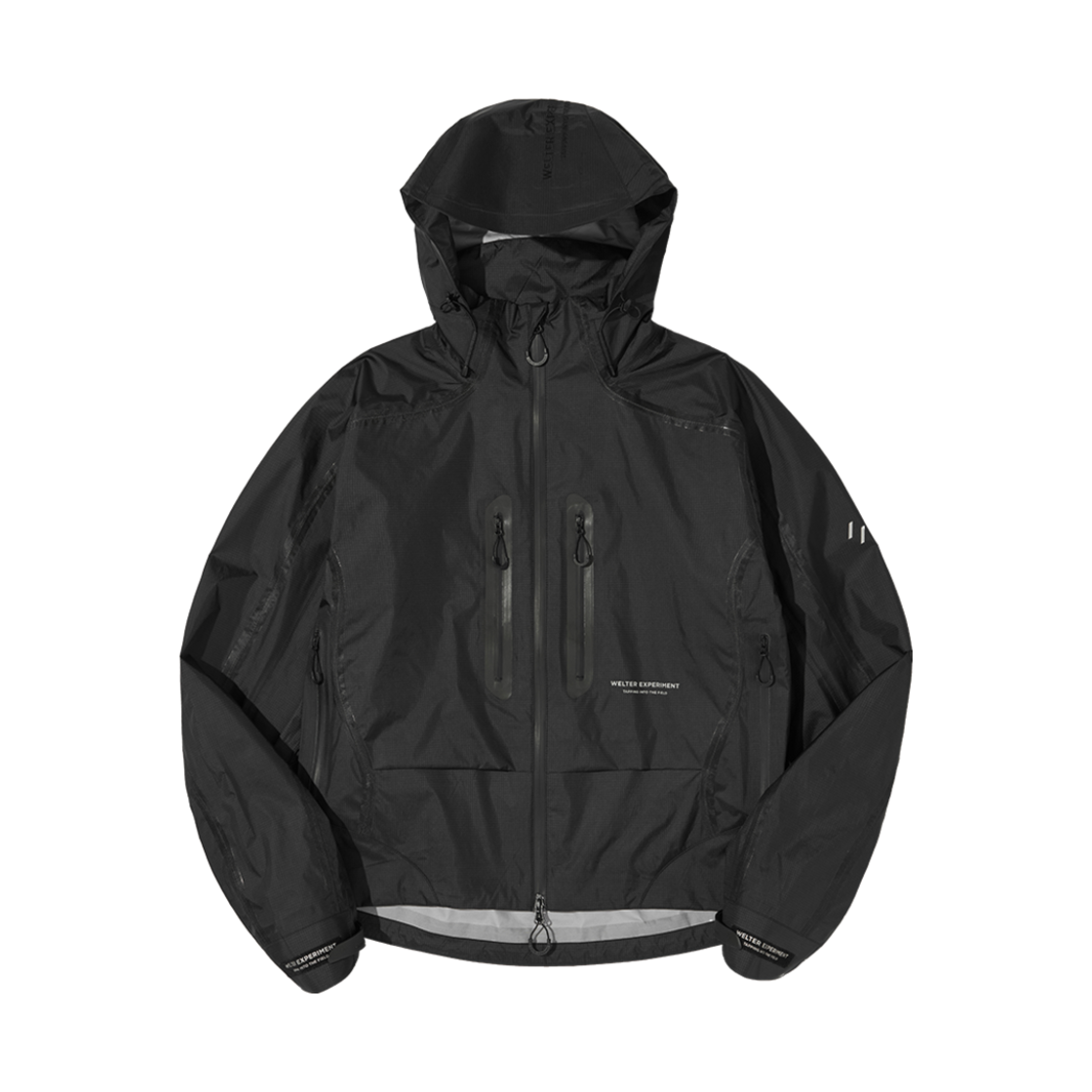 웰터 익스페리먼트 웨이브 포켓 자켓 블랙(Welter Experiment Wave Pocket Jacket Black)