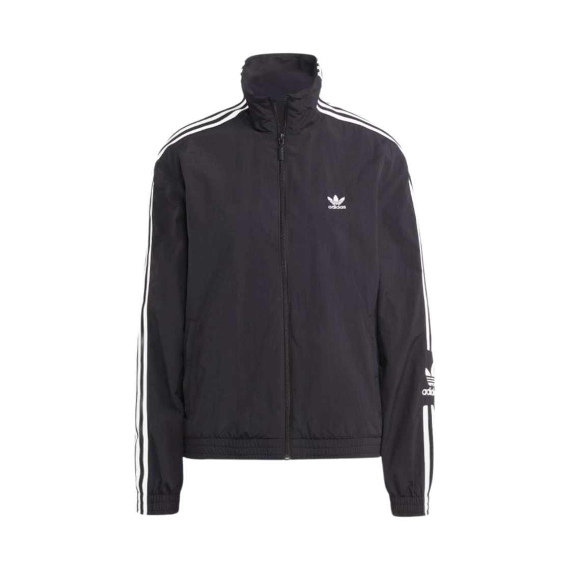 (W) 아디다스 오리지널스 아디컬러 클래식 락업 트랙 재킷 블랙 - KR 사이즈