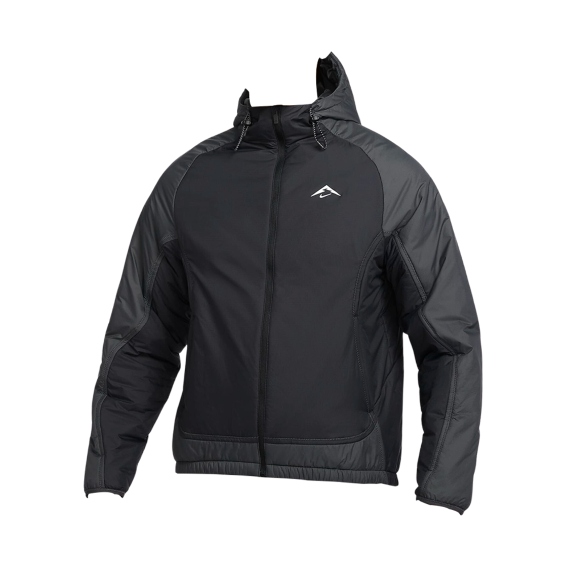 FZ0004-010 Nike Trail PrimaLoft Therma-Fit Running Jacket Black Anthracite - Asia