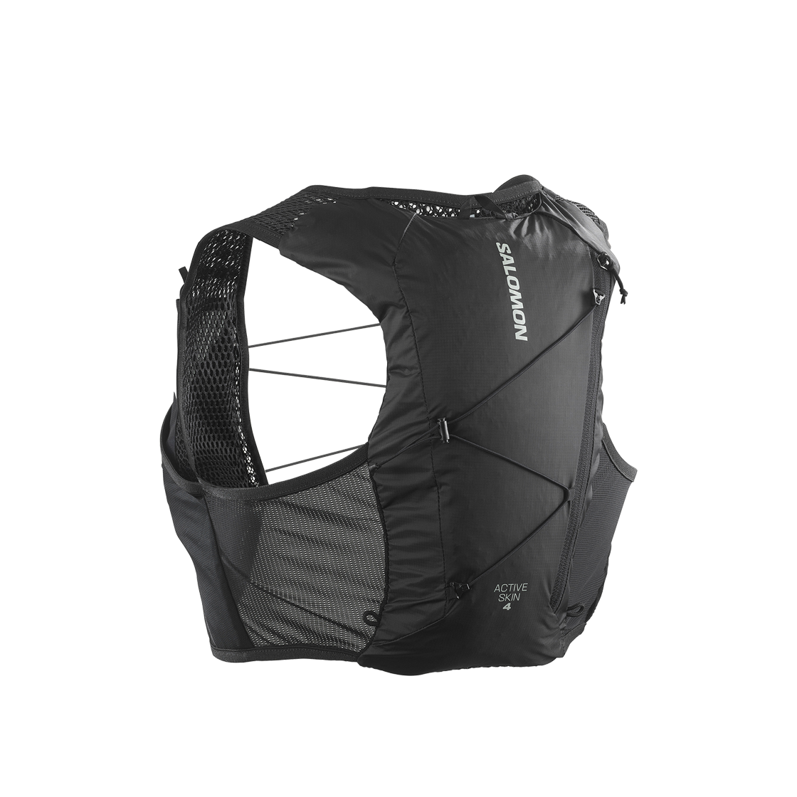 살로몬 액티브 스킨 4 블랙 메탈 (플라스크 제외)(Salomon Active Skin 4 Black Metal (Without Flasks))