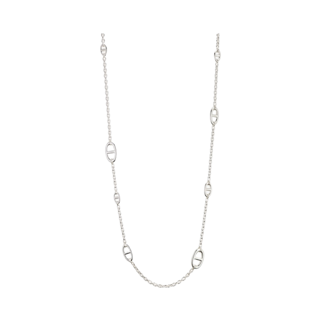 (W) 에르메스 파랑돌 롱 네클리스 80 스털링 실버((W) Hermes Farandole Long Necklace 80 Sterling Silver) - 1