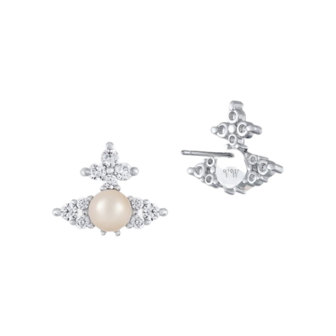 (W) 비비안 웨스트우드 페오도라 이어링 실버((W) Vivienne Westwood Feodora Earrings Silver) - 2