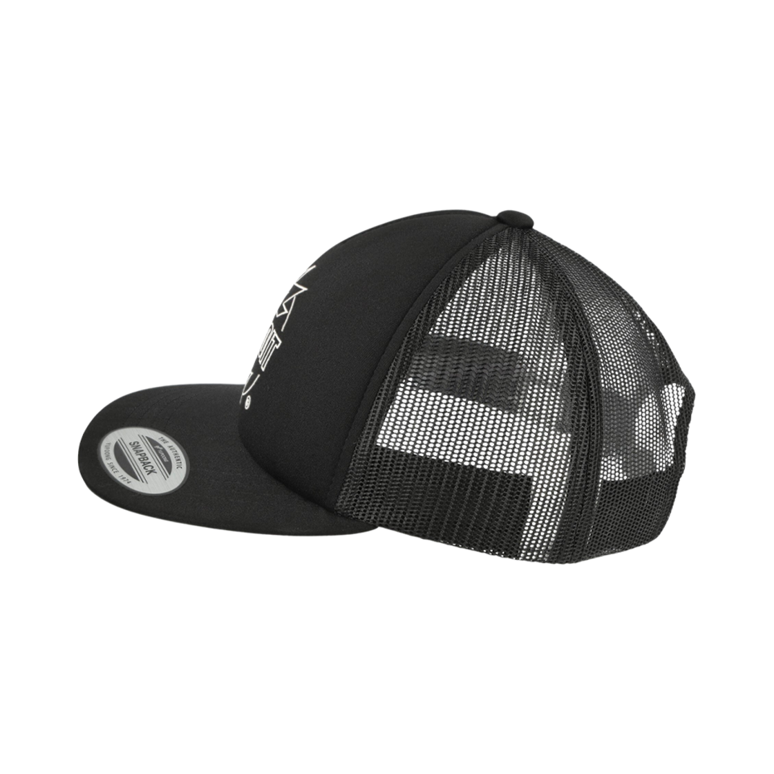 칼하트 WIP 어블레이즈 트러커 캡 블랙(Carhartt WIP Ablaze Trucker Cap Black) - 2