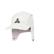 Palace Grid Fleece Reversible Earflap Hat White - 22FW